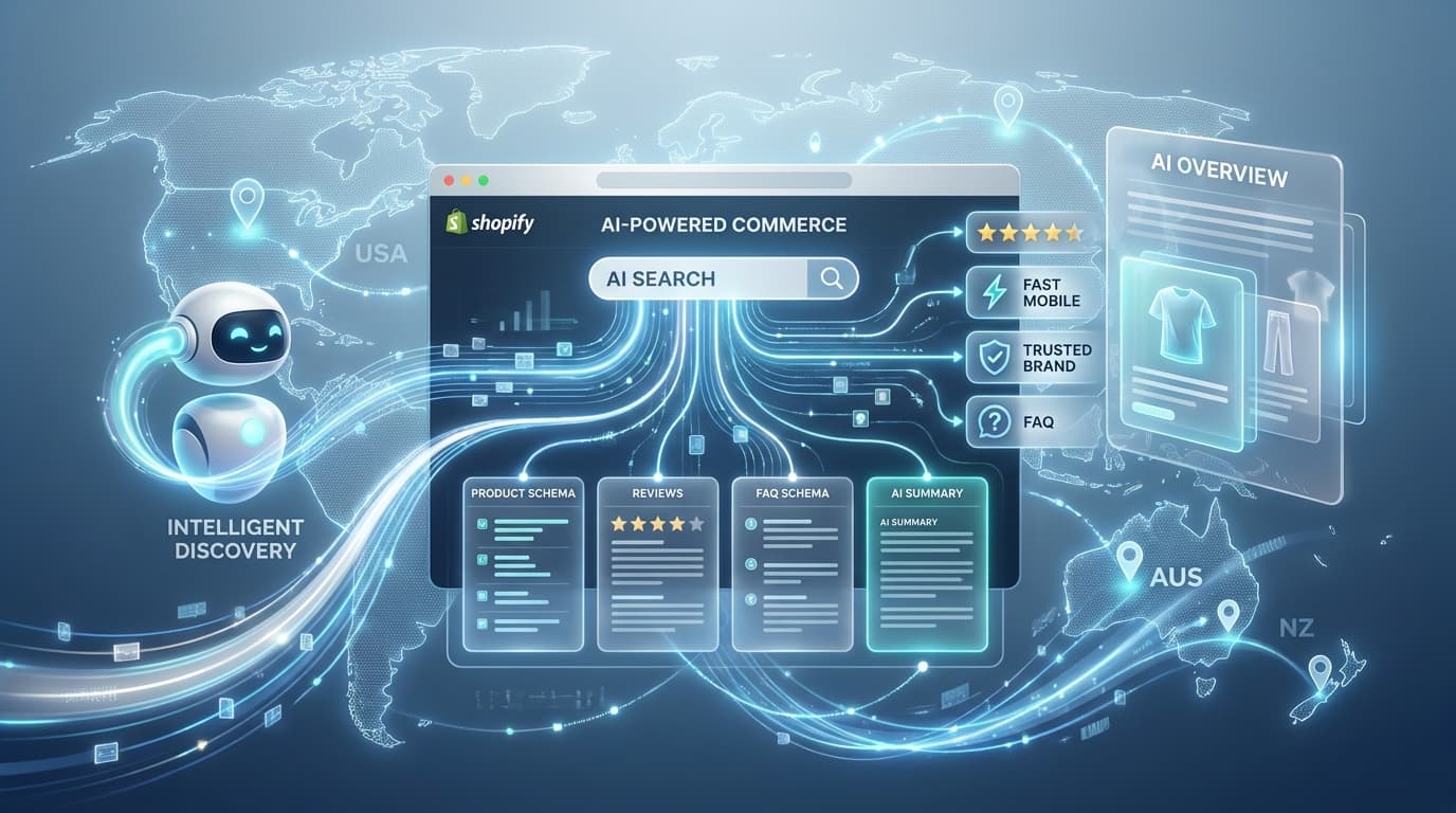 How AI-Powered Search Is Reshaping Shopify SEO in the US, Australia, and NZ