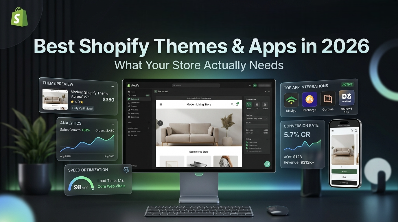 Best Shopify Themes and Apps for Your Store: What You Actually Need in 2026
